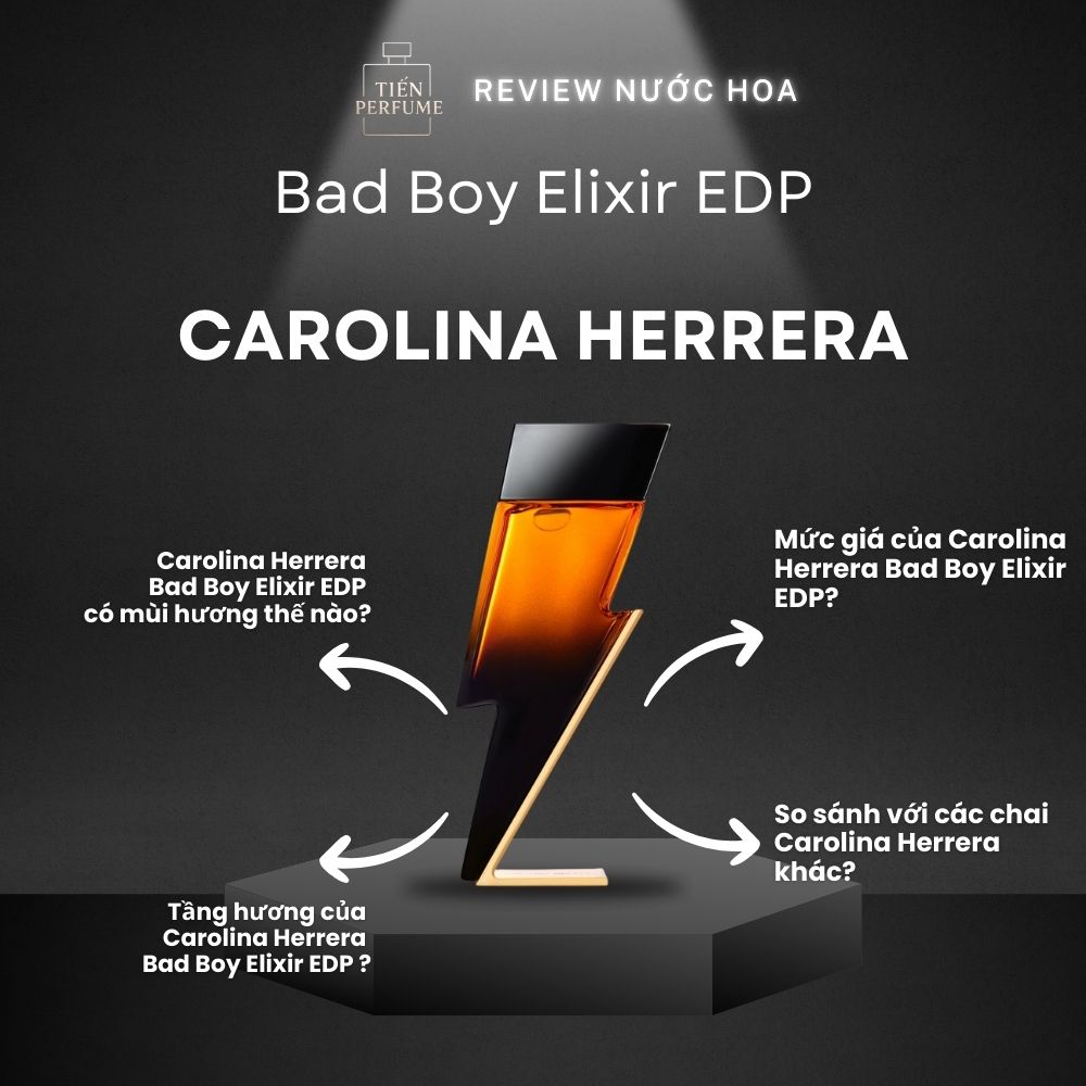 Review nước hoa Carolina Herrera Bad Boy Elixir EDP 1 Review nước hoa Carolina Herrera Bad Boy Elixir EDP _ Tiến Perfume