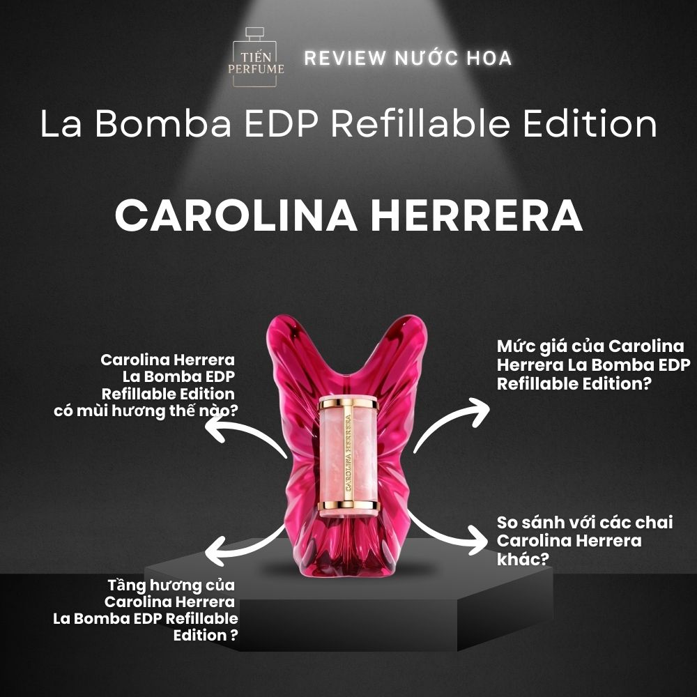 Review nước hoa Carolina Herrera La Bomba EDP Refillable Edition 1 Review nước hoa Carolina Herrera La Bomba EDP Refillable Edition _ Tiến Perfume
