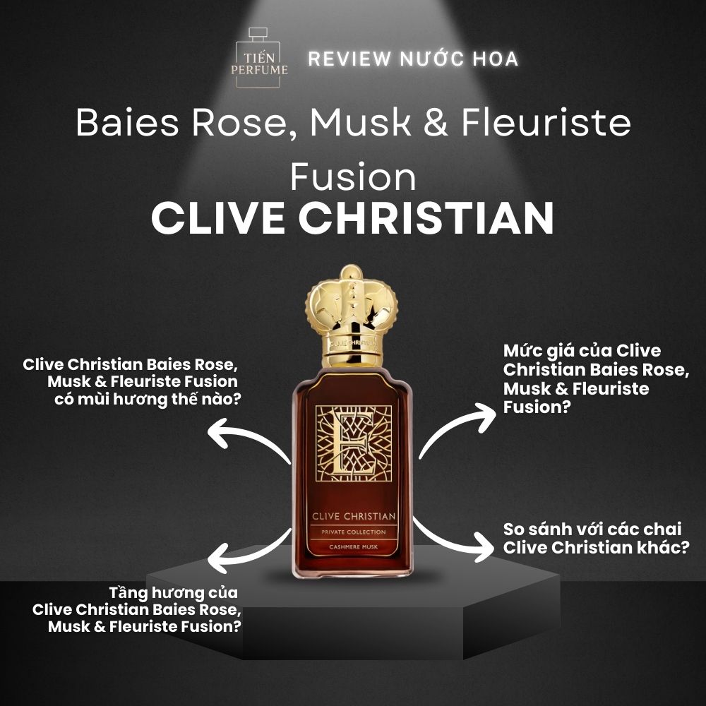 Review nước hoa Clive Christian Baies Rose Musk & Fleuriste Fusion 1 Review nước hoa Clive Christian Baies Rose, Musk & Fleuriste Fusion _ Tiến Perfume