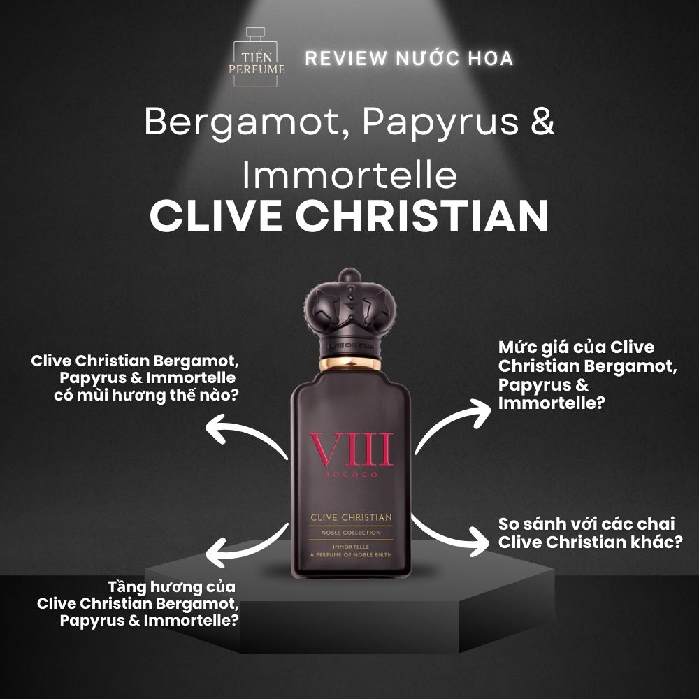 Review nước hoa Clive Christian Bergamot Papyrus & Immortelle 1 Review nước hoa Clive Christian Bergamot, Papyrus & Immortelle _ Tiến Perfume