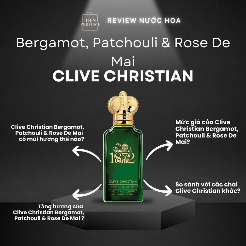 Review nước hoa Clive Christian Bergamot Patchouli & Rose De Mai 1 Review nước hoa Clive Christian Bergamot, Patchouli & Rose De Mai _ Tiến Perfume