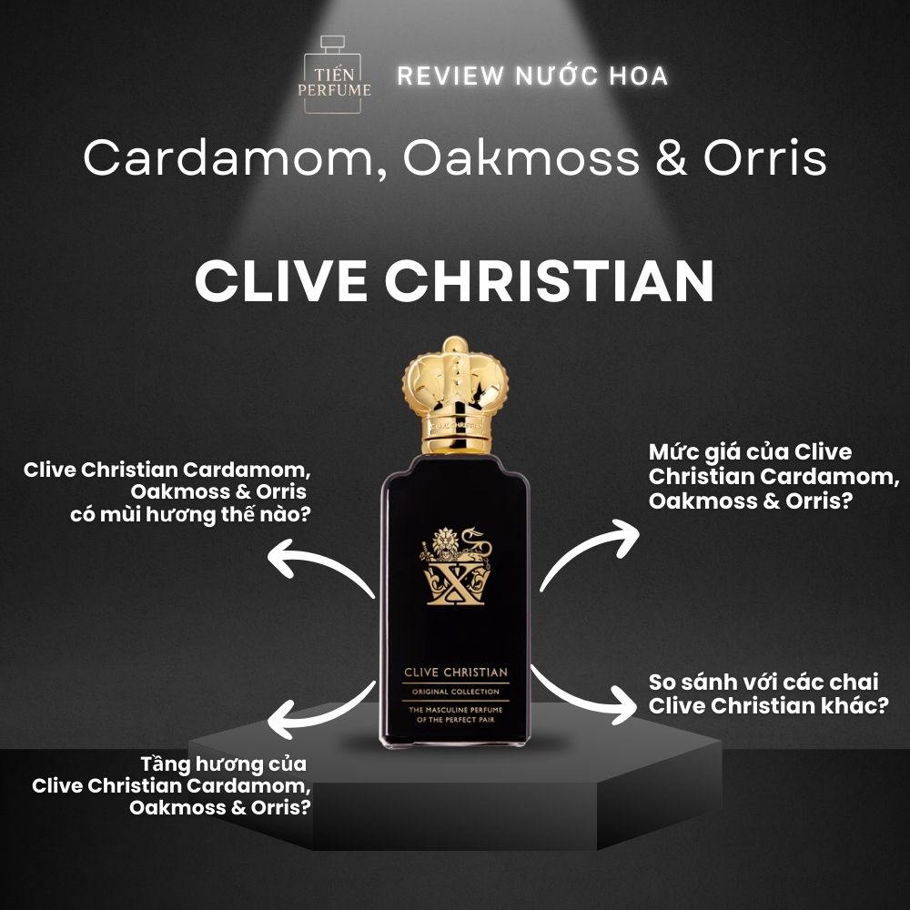 Review nước hoa Clive Christian Cardamom Oakmoss & Orris 1 Review nước hoa Clive Christian Cardamom, Oakmoss & Orris _ Tiến Perfume