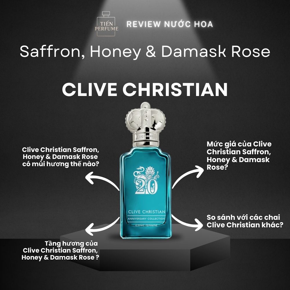 Review nước hoa Clive Christian Saffron Honey & Damask Rose 1 Review nước hoa Clive Christian Saffron, Honey & Damask Rose _ Tiến Perfume