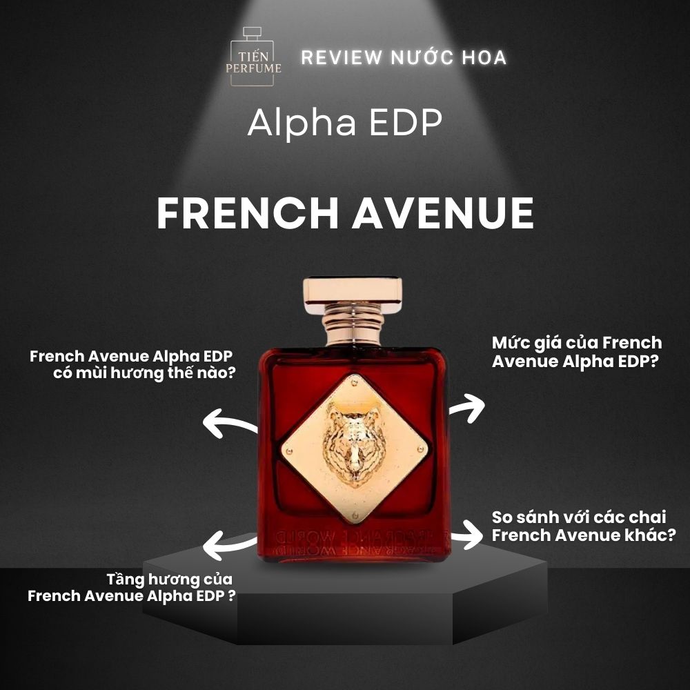 Review nước hoa French Avenue Alpha EDP _ Tiến Perfume