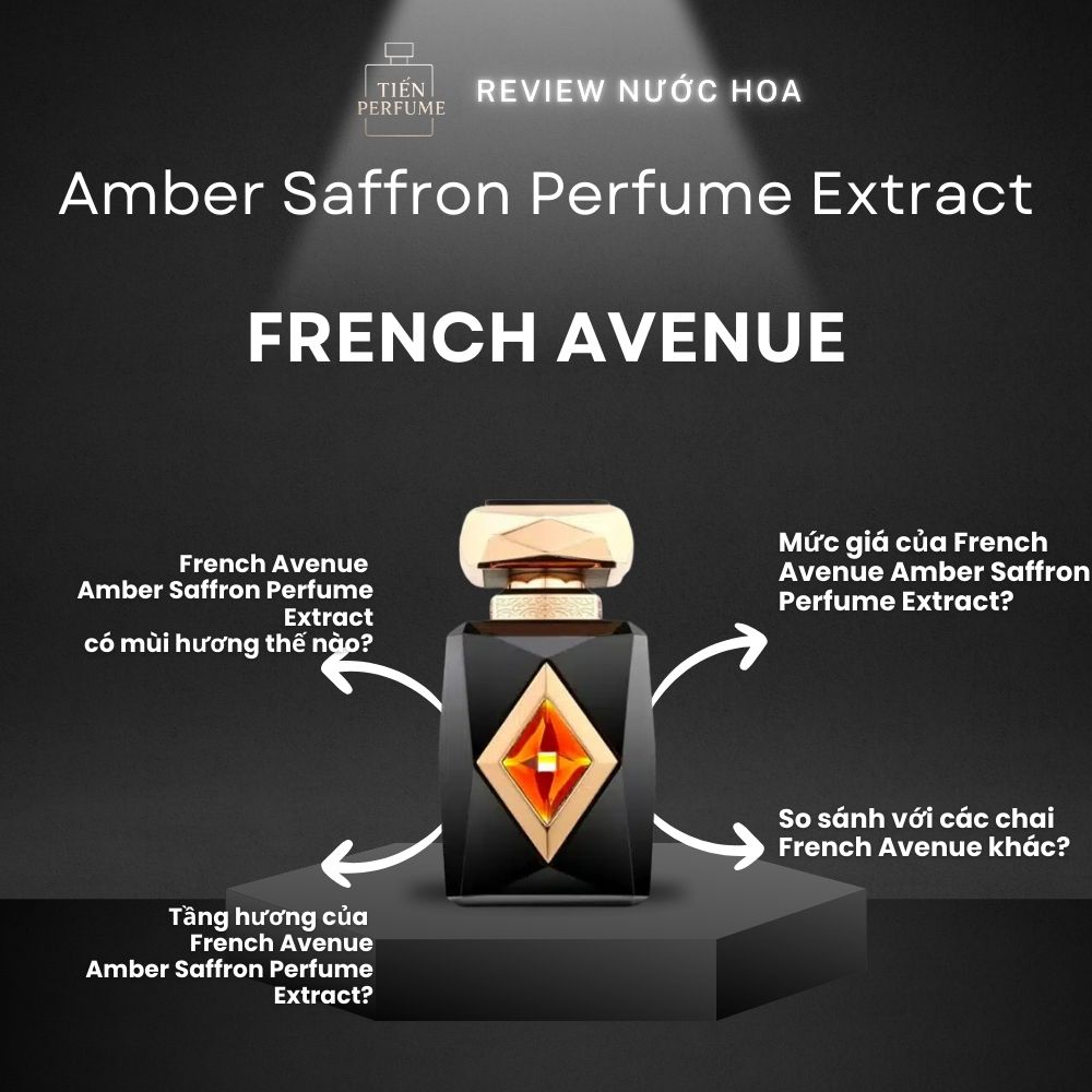 Review nước hoa French Avenue Amber Saffron Perfume Extract 1 Review nước hoa French Avenue Amber Saffron Perfume Extract _ Tiến Perfume