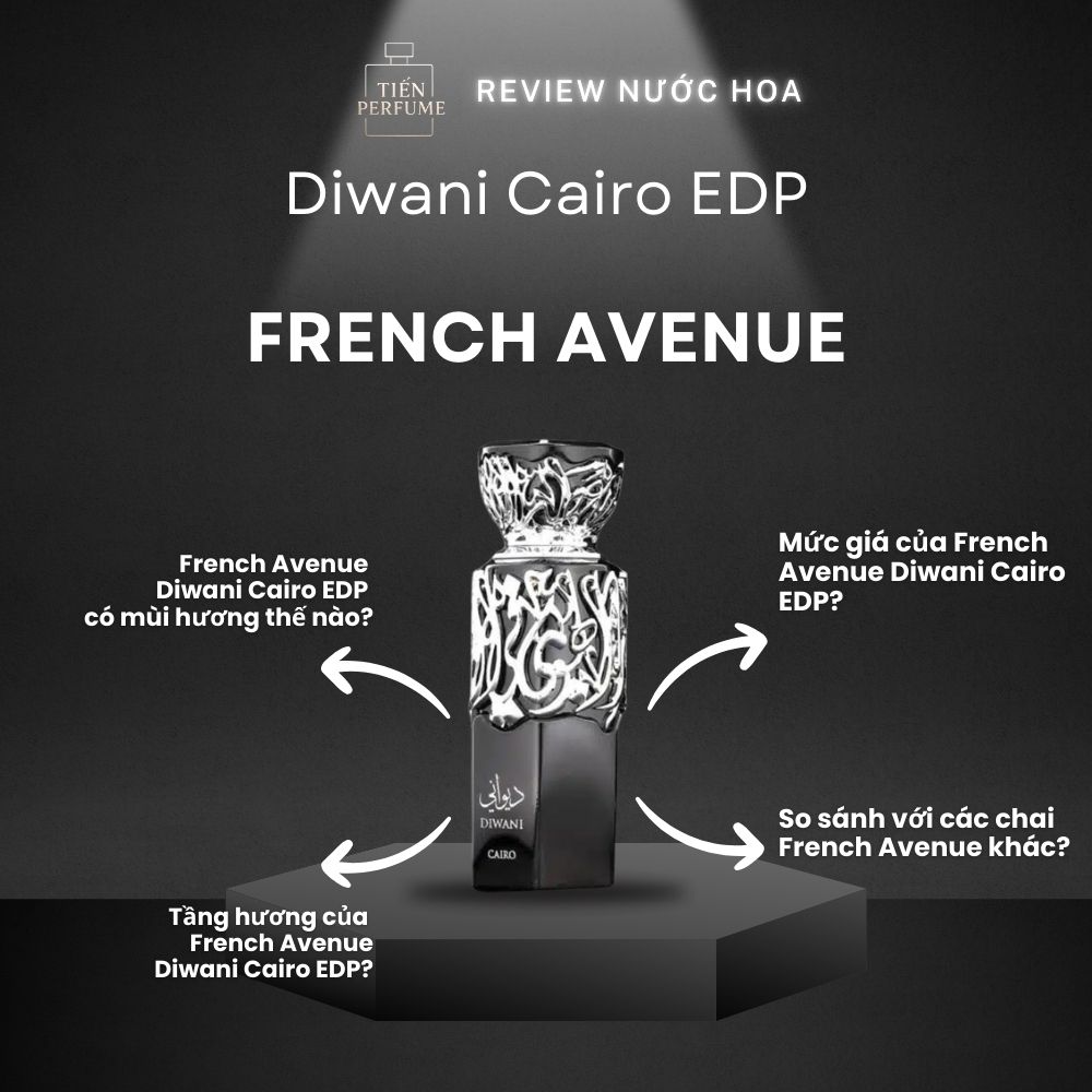 Review nước hoa French Avenue Diwani Cairo EDP 1 Review nước hoa French Avenue Diwani Cairo EDP _ Tiến Perfume
