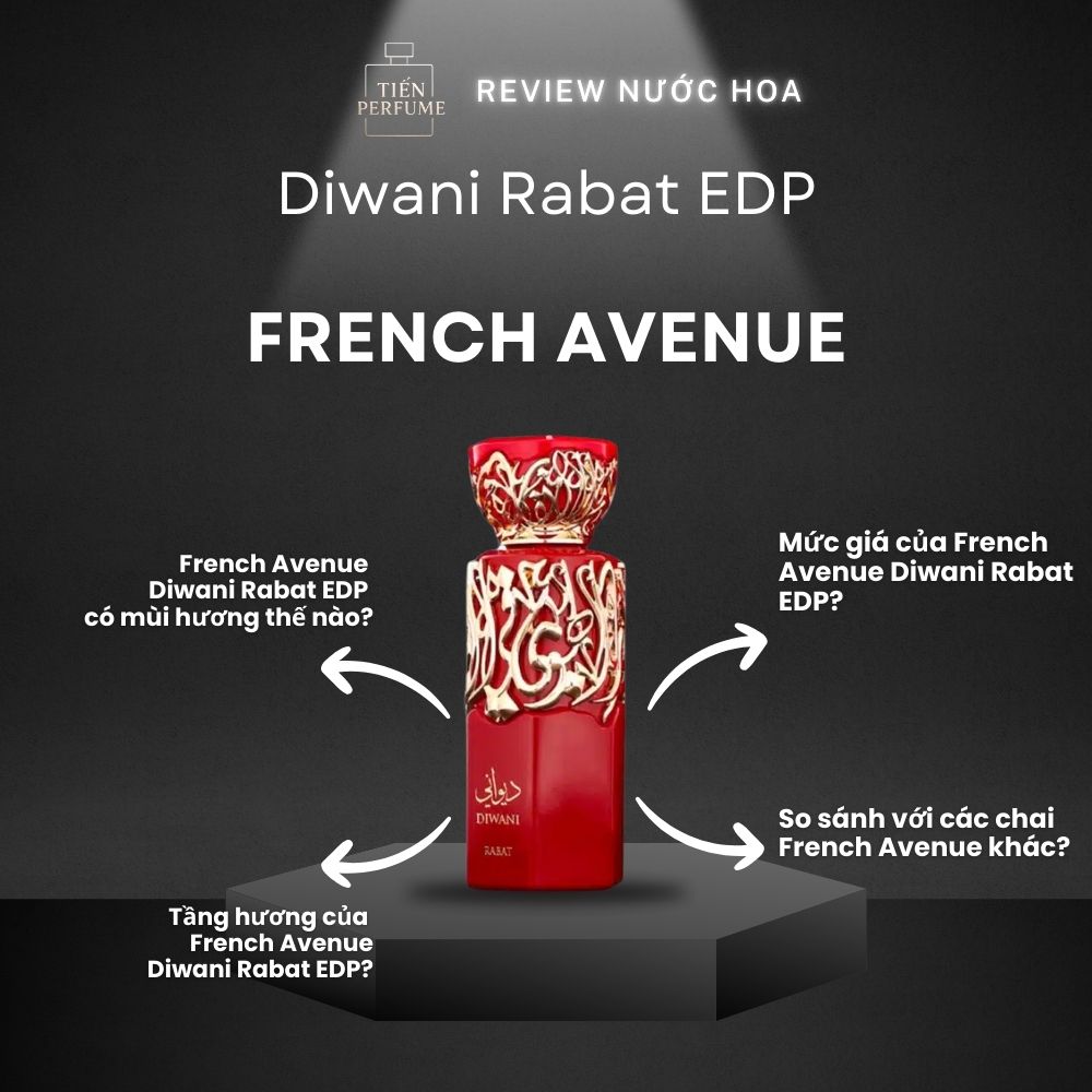 Review nước hoa French Avenue Diwani Rabat EDP 1 Review nước hoa French Avenue Diwani Rabat EDP _ Tiến Perfume