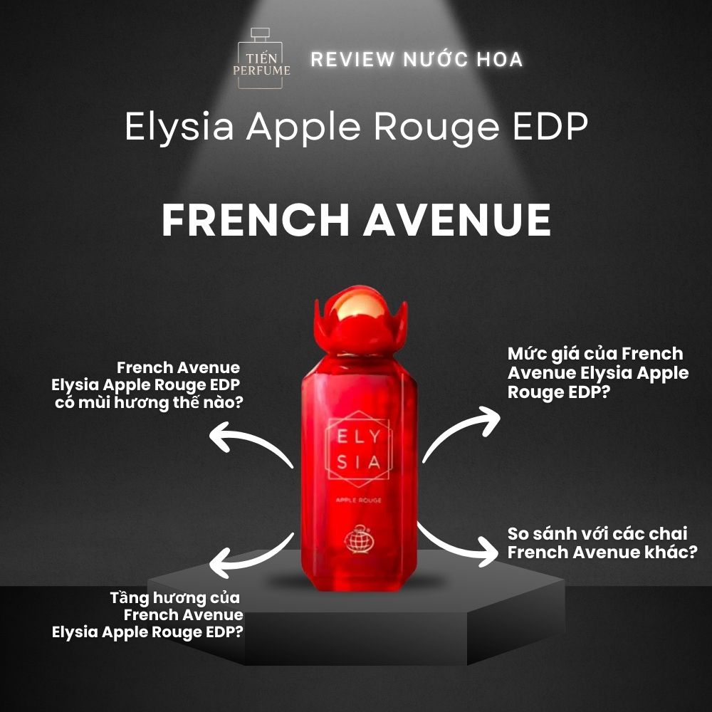 Review nước hoa French Avenue Elysia Apple Rouge EDP 1 Review nước hoa French Avenue Elysia Apple Rouge EDP _ Tiến Perfume