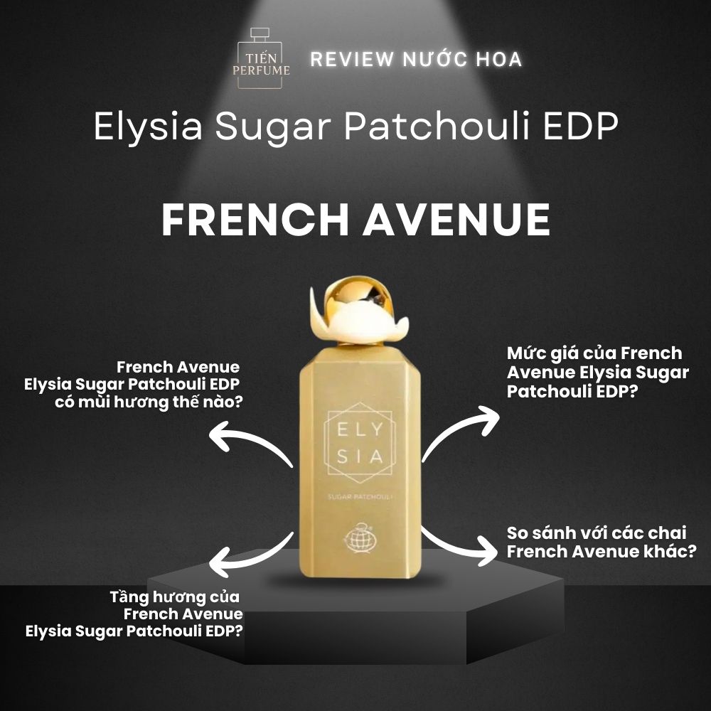 Review nước hoa French Avenue Elysia Sugar Patchouli EDP 1 Review nước hoa French Avenue Elysia Sugar Patchouli EDP _ Tiến Perfume