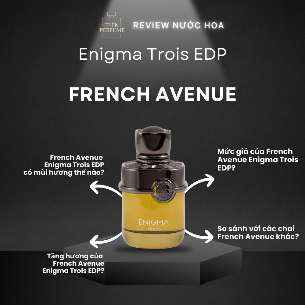 Review nước hoa French Avenue Enigma Trois EDP 1 Review nước hoa French Avenue Enigma Trois EDP _ Tiến Perfume