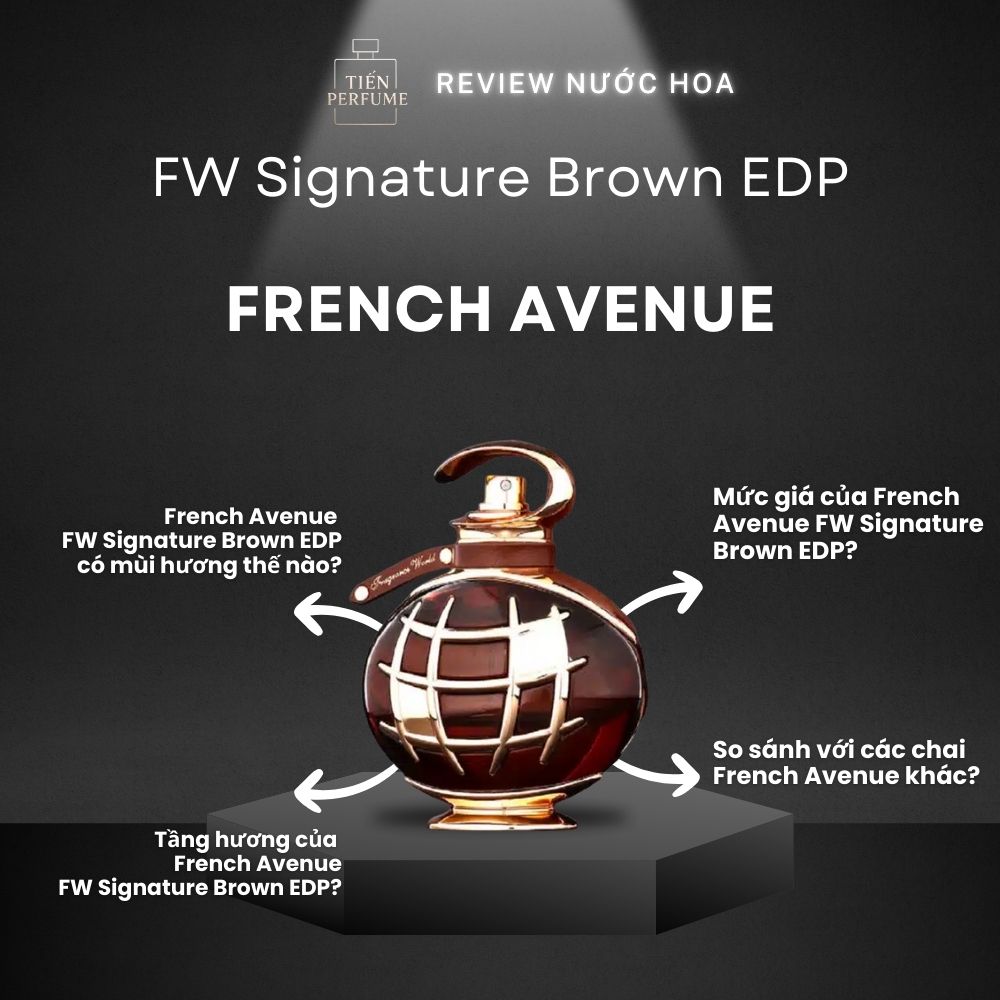 Review nước hoa French Avenue FW Signature Brown EDP 1 Review nước hoa French Avenue FW Signature Brown EDP _ Tiến Perfume