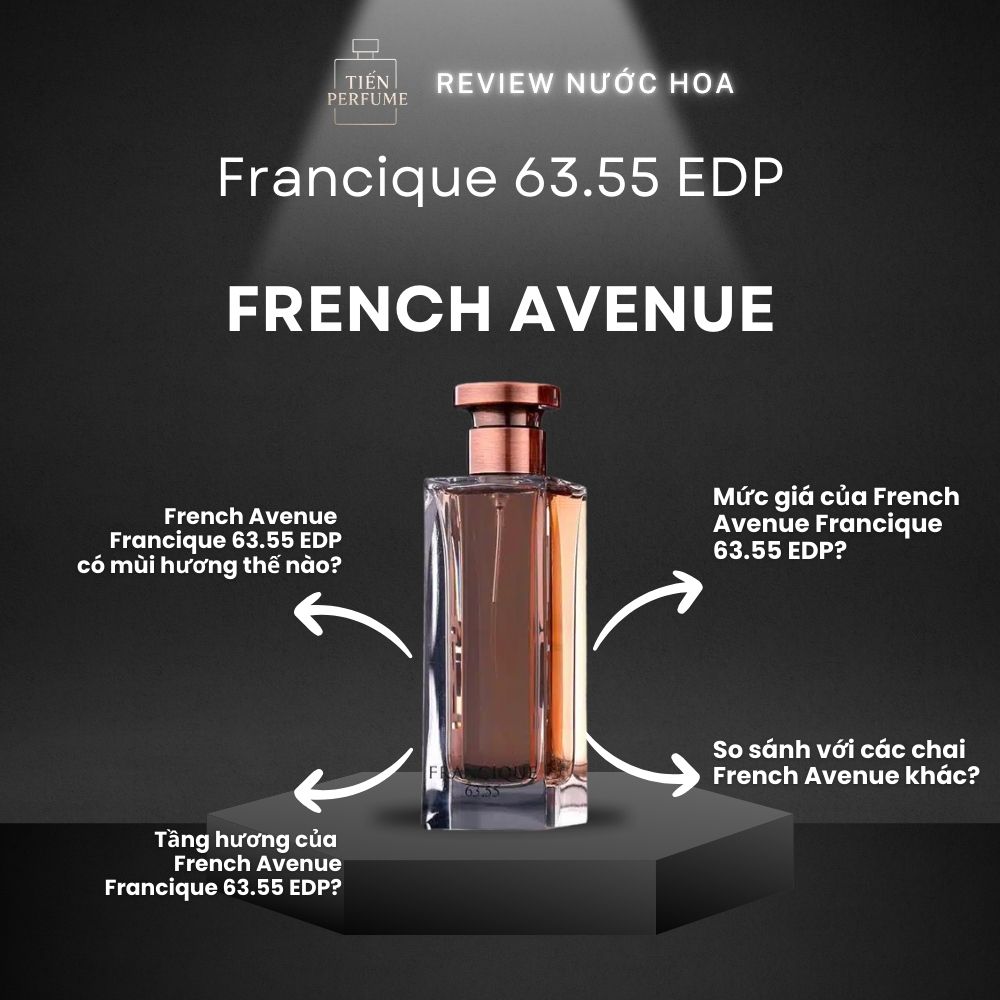 Review nước hoa French Avenue Francique 63.55 EDP 1 Review nước hoa French Avenue Francique 63.55 EDP _ Tiến Perfume