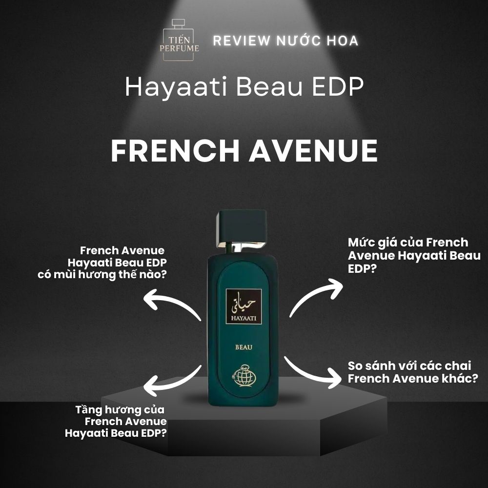 Review nước hoa French Avenue Hayaati Beau EDP 1 Review nước hoa French Avenue Hayaati Beau EDP _ Tiến Perfume