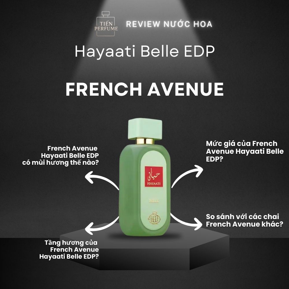 Review nước hoa French Avenue Hayaati Belle EDP 1 Review nước hoa French Avenue Hayaati Belle EDP _ Tiến Perfume