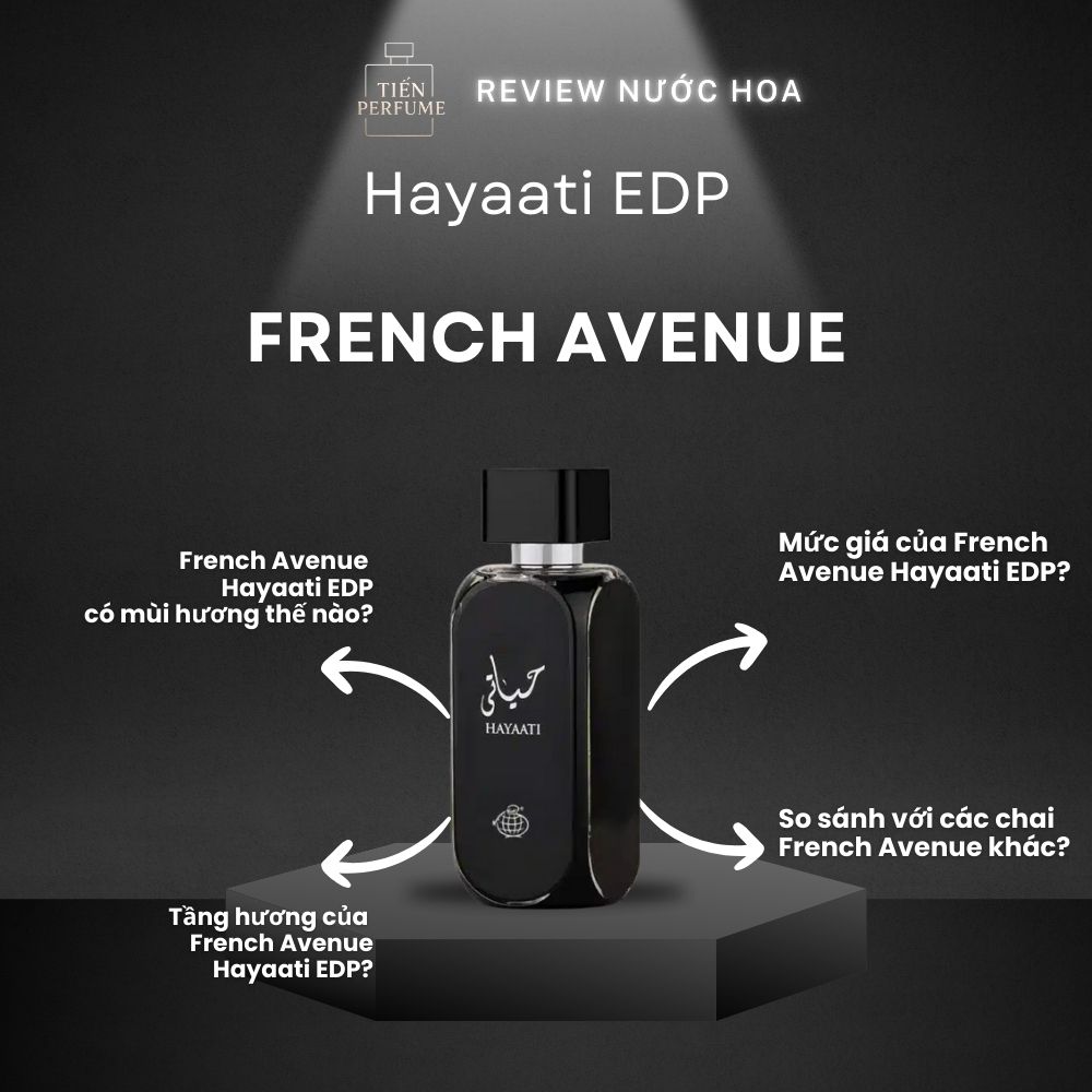 Review nước hoa French Avenue Hayaati EDP 1 Review nước hoa French Avenue Hayaati EDP _ Tiến Perfume
