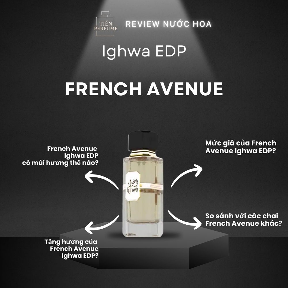 Review nước hoa French Avenue Ighwa EDP _ Tiến Perfume