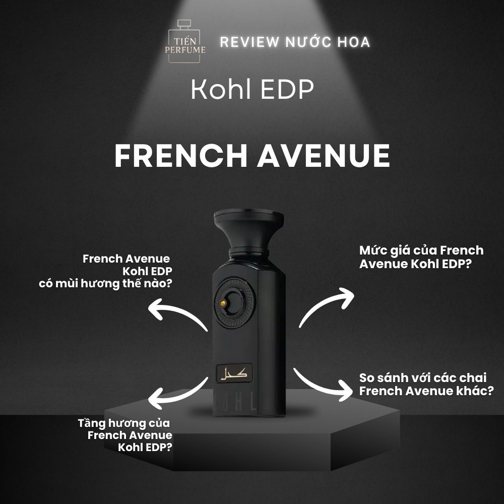 Review nước hoa French Avenue Kohl EDP _ Tiến Perfume