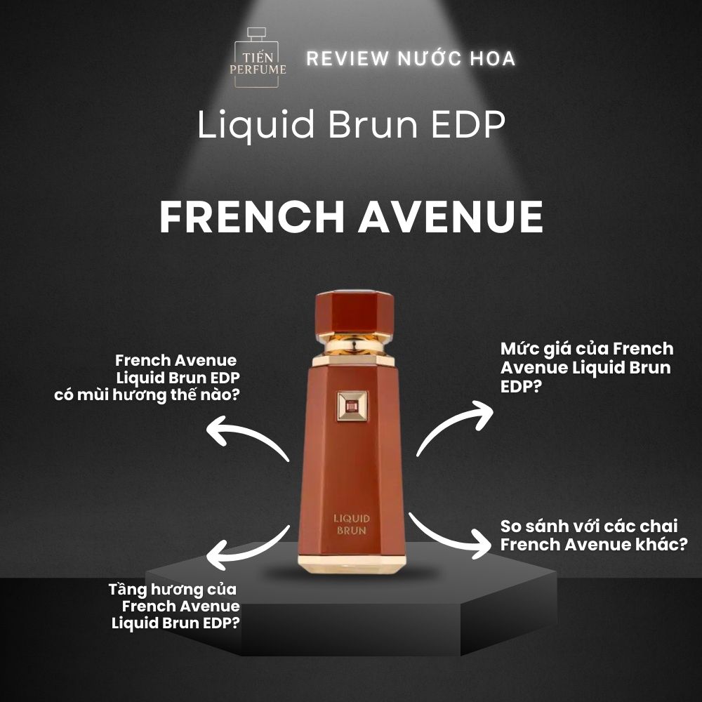 Review nước hoa French Avenue Liquid Brun EDP _ Tiến Perfume