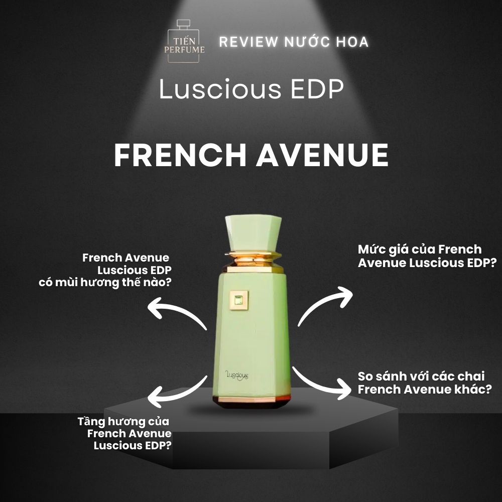 Review nước hoa French Avenue Luscious EDP 1 Review nước hoa French Avenue Luscious EDP _ Tiến Perfume