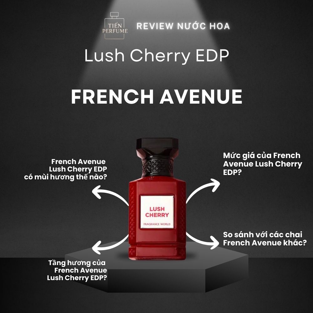 Review nước hoa French Avenue Lush Cherry EDP 1 Review nước hoa French Avenue Lush Cherry EDP _ Tiến Perfume