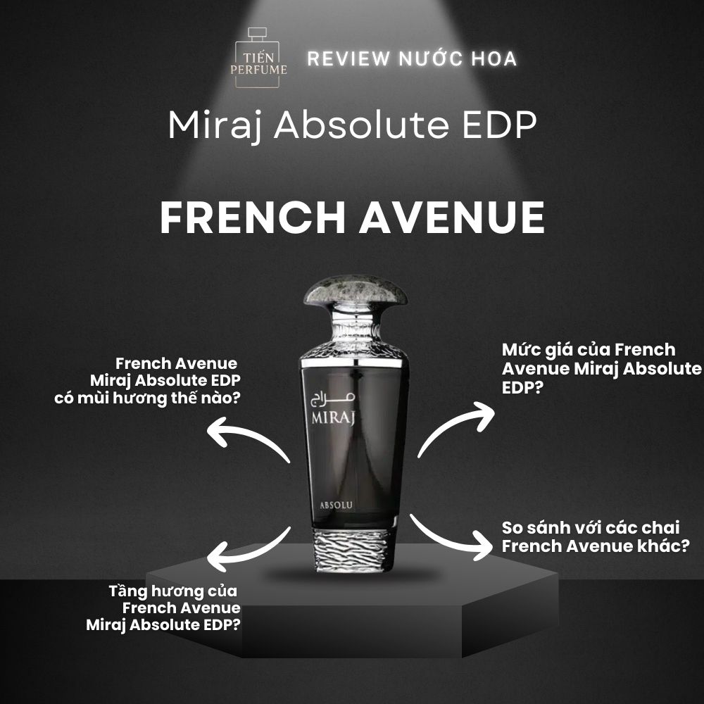 Review nước hoa French Avenue Miraj Absolute EDP 1 Review nước hoa French Avenue Miraj Absolute EDP _ Tiến Perfume