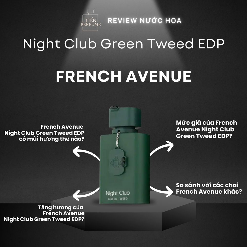 Review nước hoa French Avenue Night Club Green Tweed EDP 1 Review nước hoa French Avenue Night Club Green Tweed EDP _ Tiến Perfume
