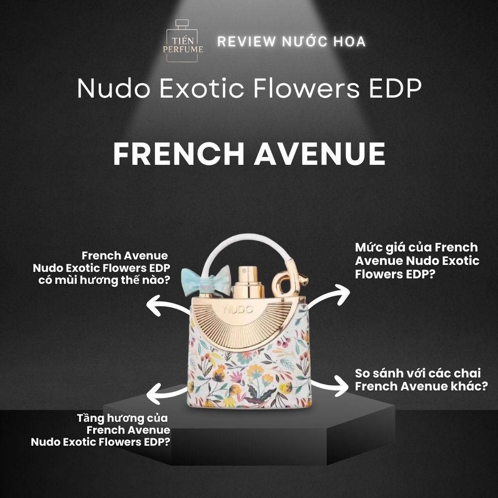 Review nước hoa French Avenue Nudo Exotic Flowers EDP 1 Review nước hoa French Avenue Nudo Exotic Flowers EDP _ Tiến Perfume