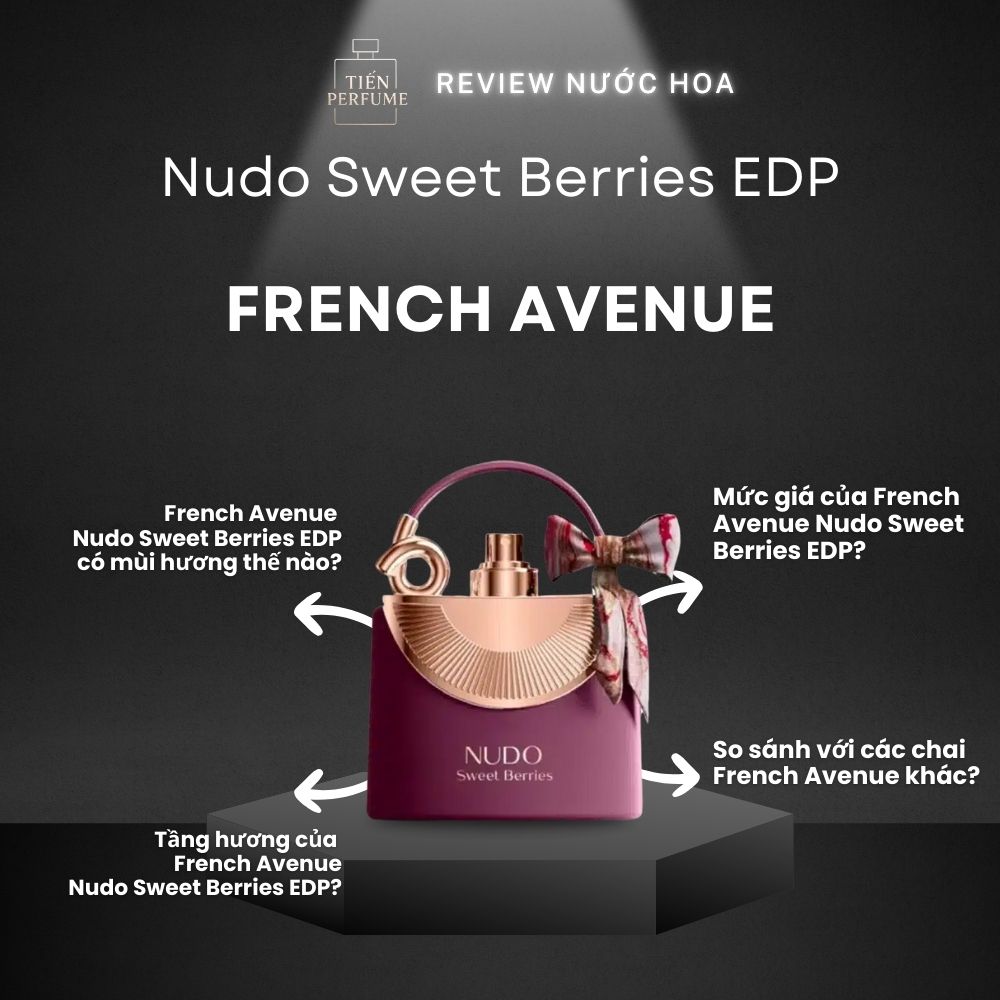 Review nước hoa French Avenue Nudo Sweet Berries EDP 1 Review nước hoa French Avenue Nudo Sweet Berries EDP _ Tiến Perfume