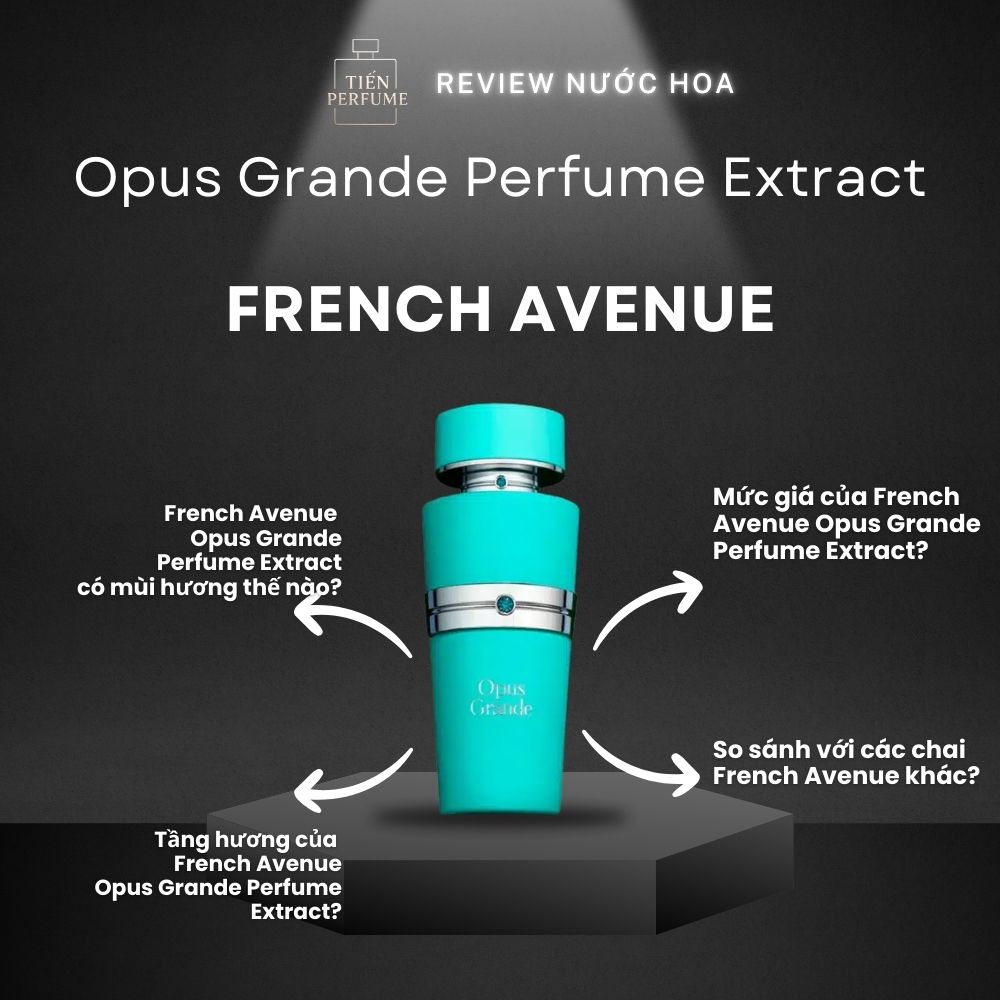 Review nước hoa French Avenue Opus Grande Perfume Extract 1 Review nước hoa French Avenue Opus Grande Perfume Extract _ Tiến Perfume