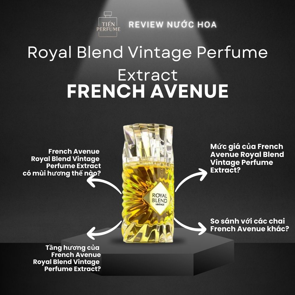 Review nước hoa French Avenue Royal Blend Vintage Perfume Extract 1 Review nước hoa French Avenue Royal Blend Vintage Perfume Extract _ Tiến Perfume