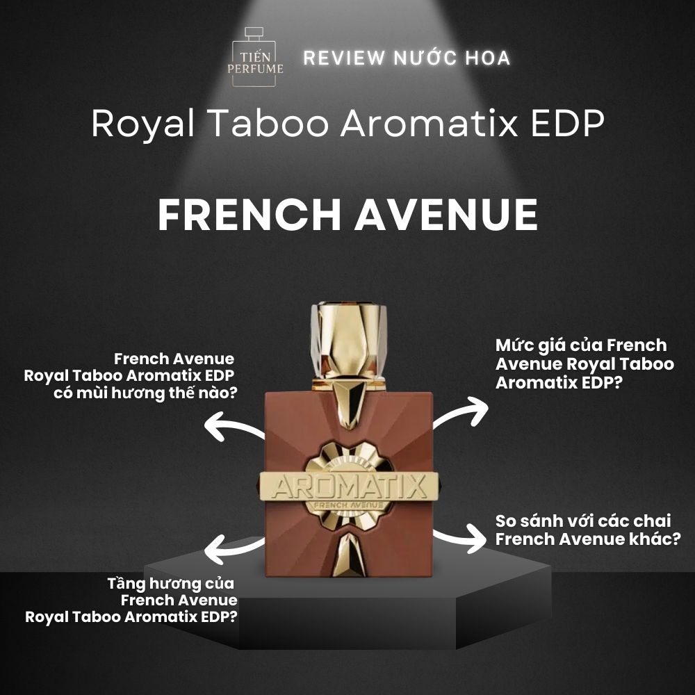 Review nước hoa French Avenue Royal Taboo Aromatix EDP 1 Review nước hoa French Avenue Royal Taboo Aromatix EDP _ Tiến Perfume