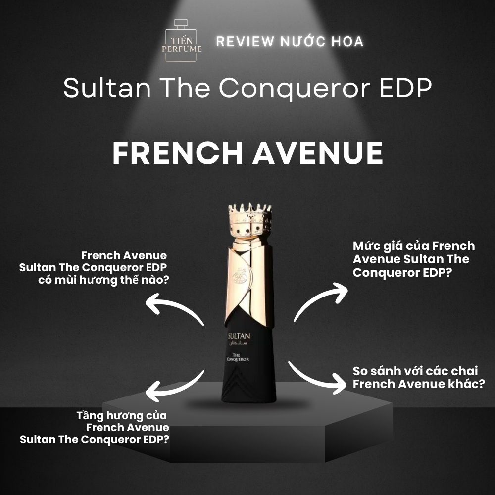 Review nước hoa French Avenue Sultan The Conqueror EDP _ Tiến Perfume