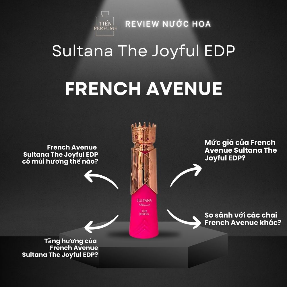 Review nước hoa French Avenue Sultana The Joyful EDP 1 Review nước hoa French Avenue Sultana The Joyful EDP _ Tiến Perfume