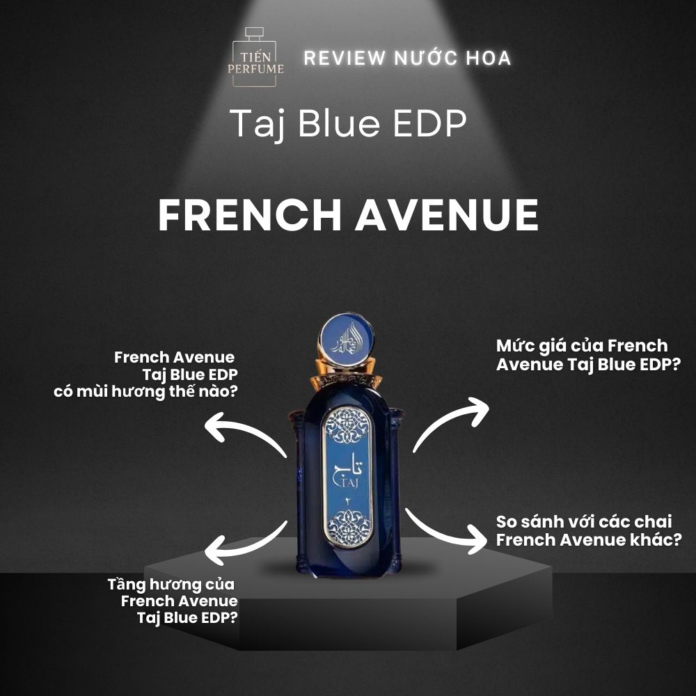 Review nước hoa French Avenue Taj Blue EDP 1 Review nước hoa French Avenue Taj Blue EDP _ Tiến Perfume