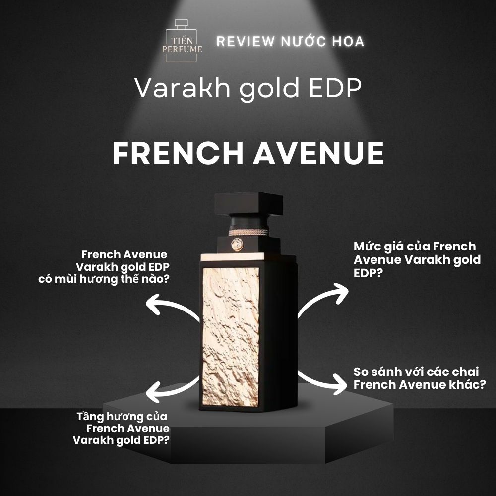 Review nước hoa French Avenue Varakh gold EDP 1 Review nước hoa French Avenue Varakh gold EDP _ Tiến Perfume