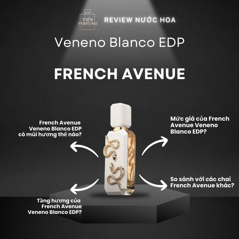Review nước hoa French Avenue Veneno Blanco EDP _ Tiến Perfume