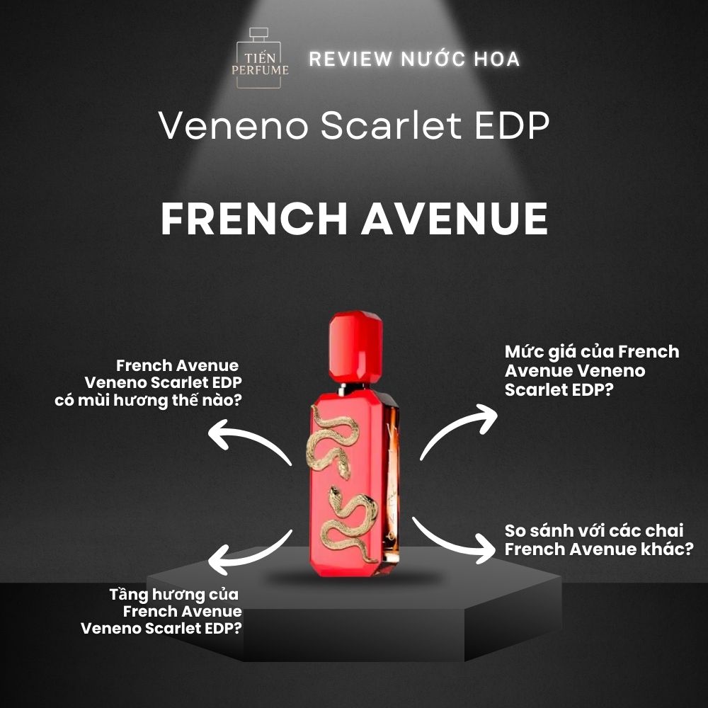 Review nước hoa French Avenue Veneno Scarlet EDP 1 Review nước hoa French Avenue Veneno Scarlet EDP _ Tiến Perfume