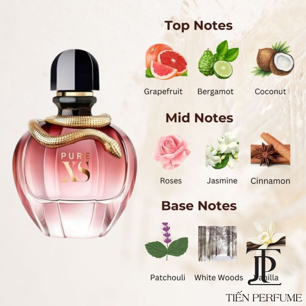 Paco Rabanne Pure XS EDP 80ml 26 Tầng hương Paco Rabanne Pure XS EDP 80ml _ Tiến Perfume