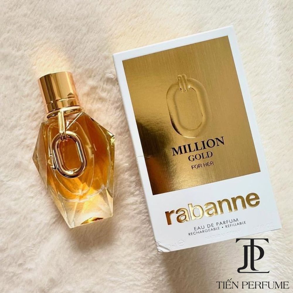 Paco Rabanne Million Gold For Her EDP 90ml 7 Ảnh thật nước hoa Paco Rabanne Million Gold EDP 90ml _ Tiến Perfume