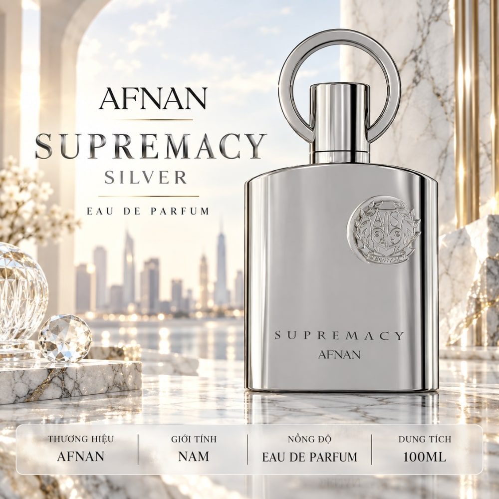 Afnan Supremacy Silver 23 Authentic Perfume Afnan Supremacy Silver _ Tiến Perfume