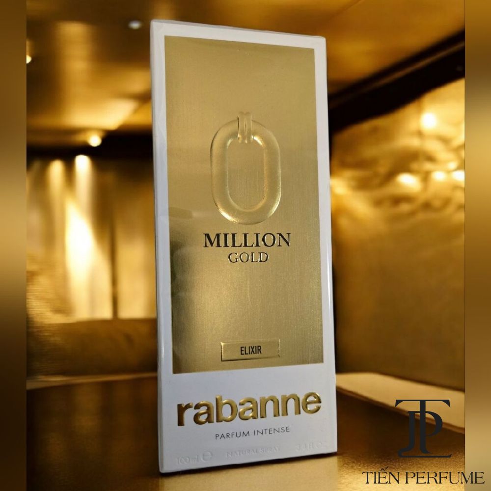 Paco Rabanne Million Gold Elixir Parfum Intense 100ml 5 Hộp nước hoa Paco Rabanne Million Gold Elixir Parfum Intense 100ml _ Tiến Perfume