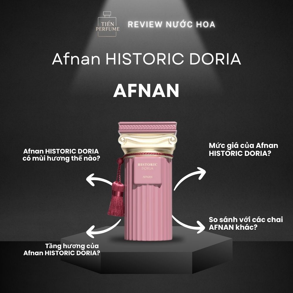 Review nước hoa Afnan HISTORIC DORIA 1 Review nước hoa Afnan HISTORIC DORIA _ Tiến Perfume
