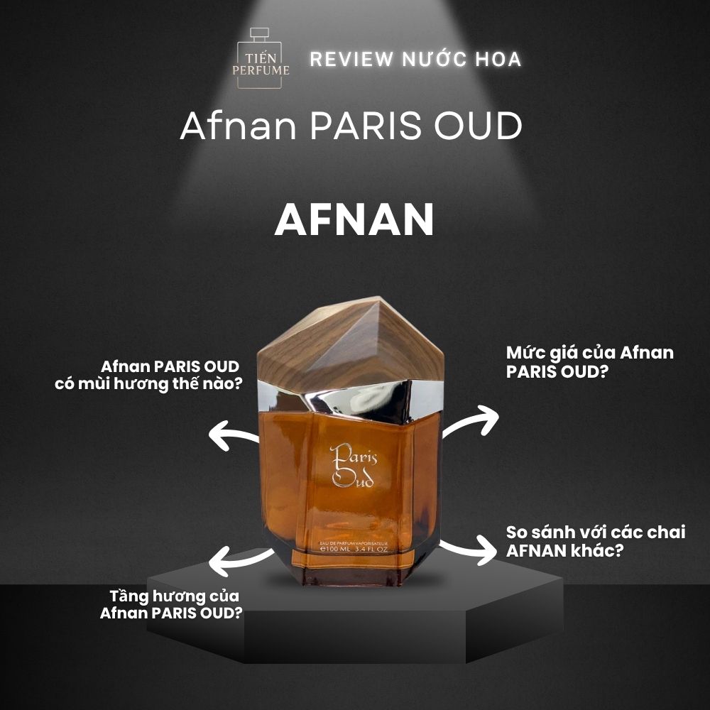 Review nước hoa Afnan PARIS OUD _ Tiến Perfume