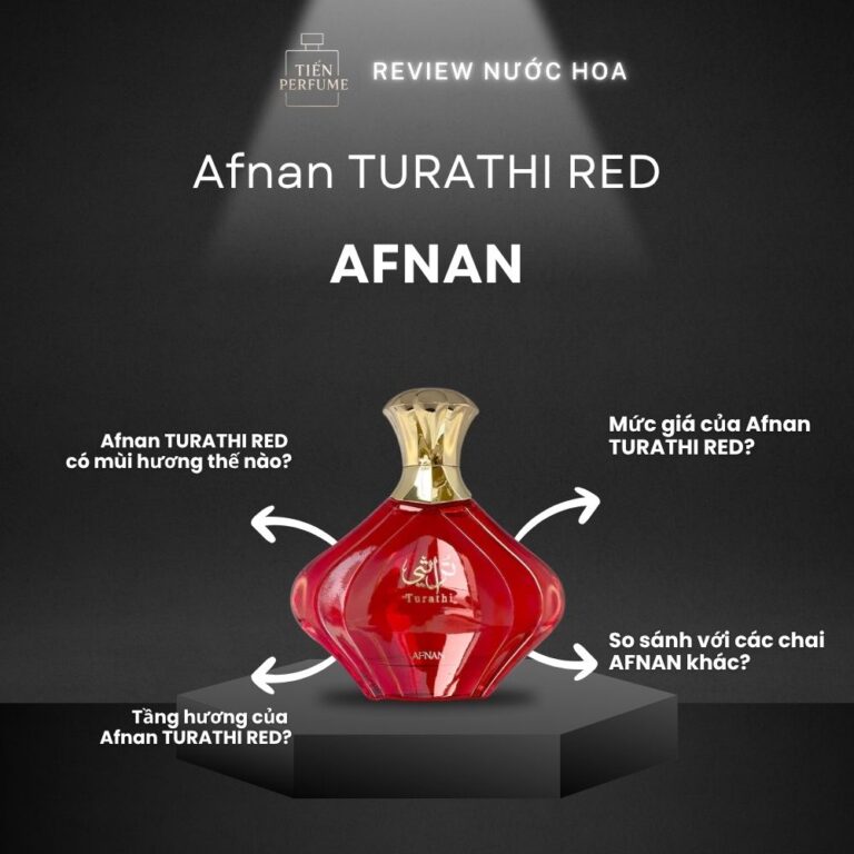 Review nước hoa Afnan TURATHI RED _ Tiến Perfume