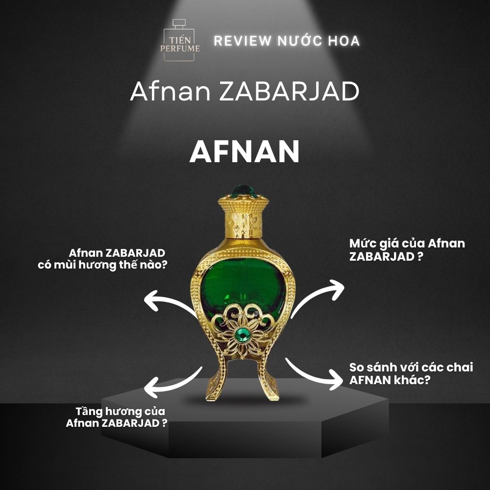 Review nước hoa Afnan ZABARJAD 1 Review nước hoa Afnan ZABARJAD _ Tiến Perfume