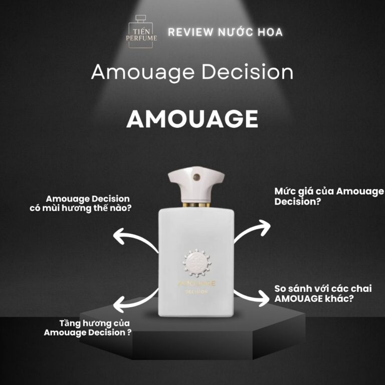 Review nước hoa Amouage Decision _ Tiến Perfume
