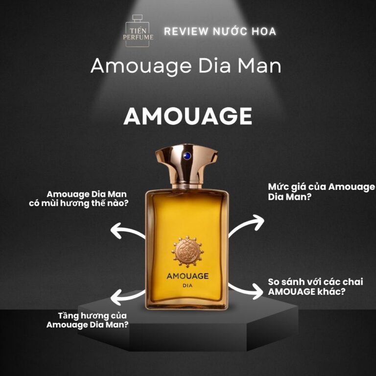 Review nước hoa Amouage Dia Man _ Tiến Perfume