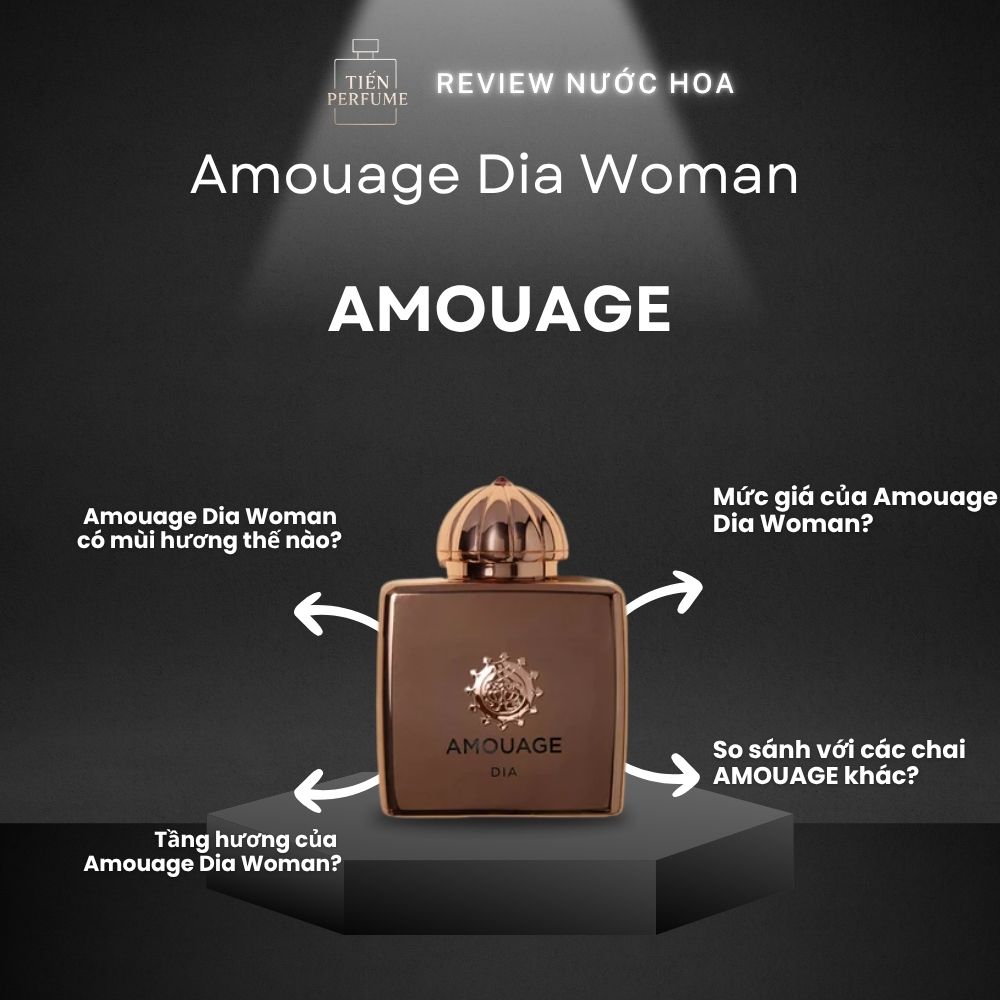 Review nước hoa Amouage Dia Woman _ Tiến Perfume