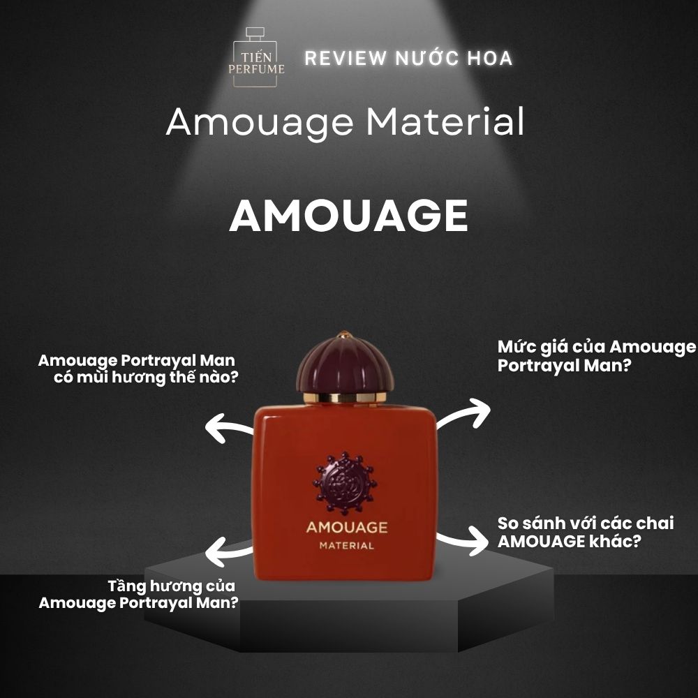 Review nước hoa Amouage Material _ Tiến Perfume