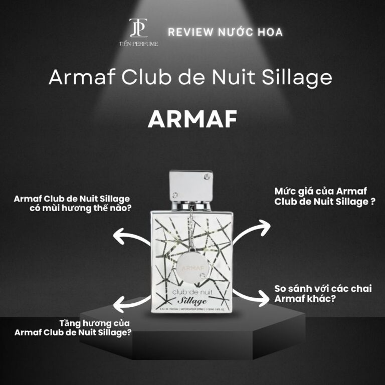Review nước hoa Armaf Club de Nuit Sillage _ Tiến Perfume